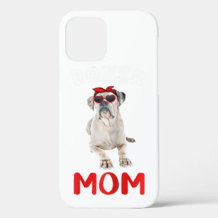 White Boxer Dog Mom Dog Lover Owner Gift iPhone 12 Pro Case