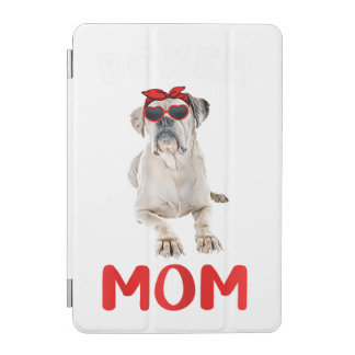 White Boxer Dog Mom Dog Lover Owner Gift iPad Mini Cover