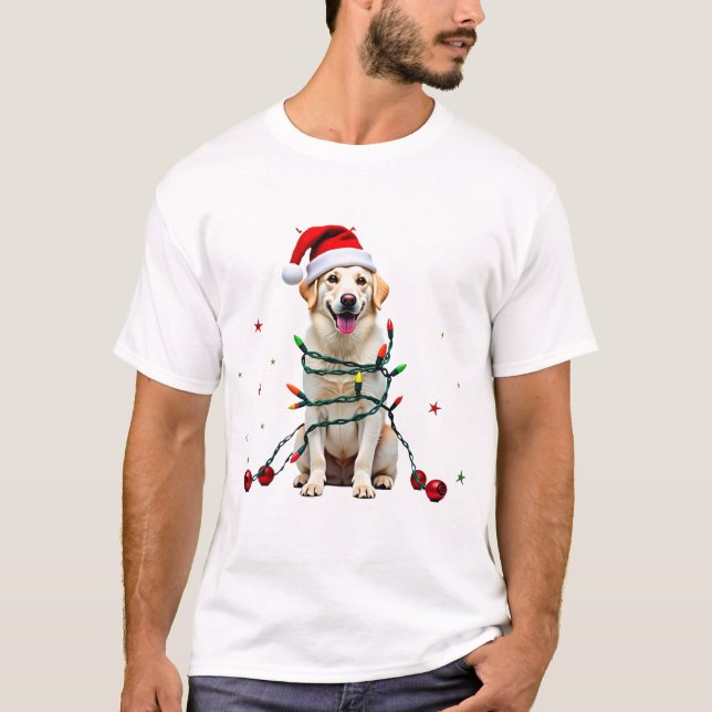 White Boxer Dog Ugly Christmas Sweater Funny Xmas  (Front)