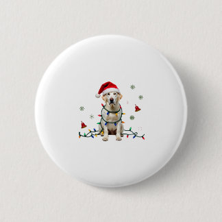 White Boxer Dog Ugly Christmas Sweater Funny Xmas  Button