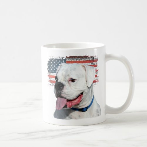 White Boxer mug