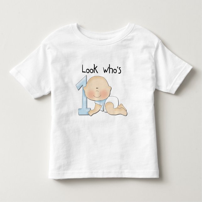 White Boy 1st Birthday Tshirts and Gifts (Front)