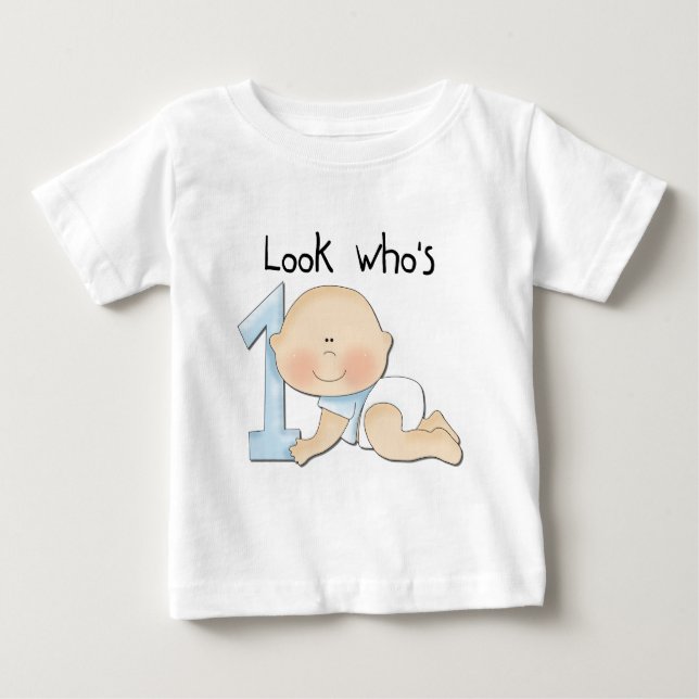 White Boy 1st Birthday Tshirts and Gifts (Front)