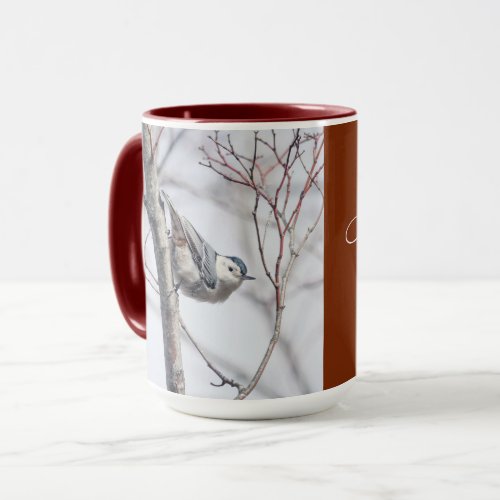 White_breasted Nuthatch Birdwatching Mug