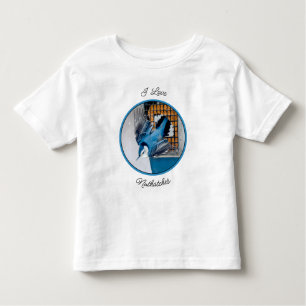 White-Breasted Nuthatch in Snow - Original Photo Toddler T-shirt