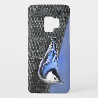 White-Breasted Nuthatch Painting Original Bird Art Case-Mate Samsung Galaxy S9 Case