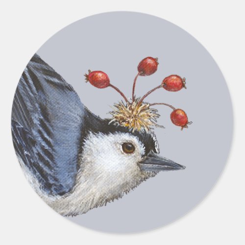 white-breasted nuthatch stickers