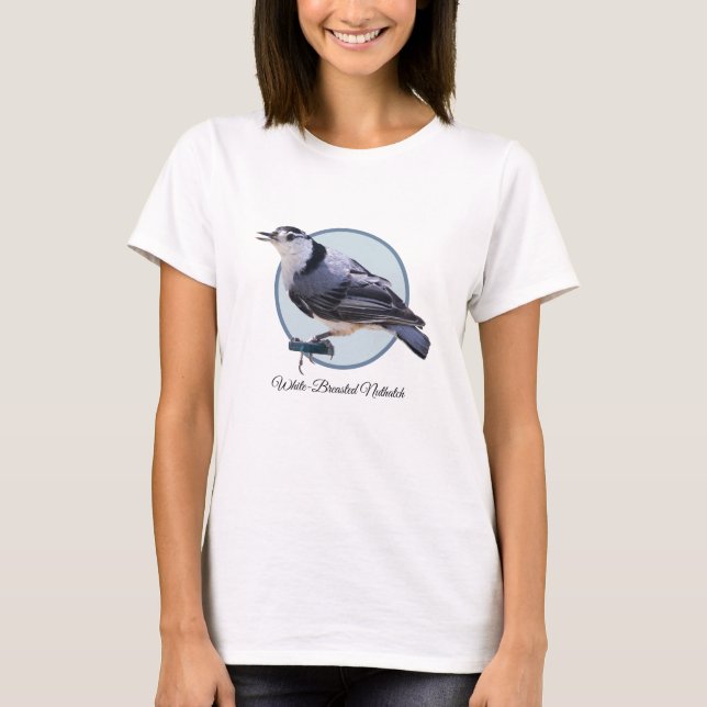 White-Breasted Nuthatch T-Shirt (Front)