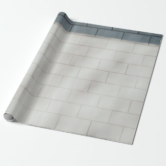 White brick wall wrapping paper