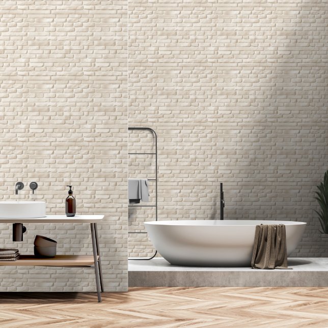 White Bricks 3 Wallpaper (Bathroom)
