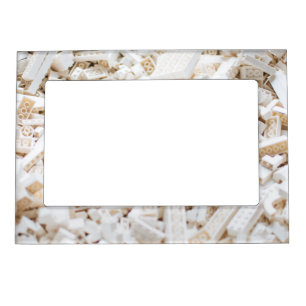 white bricks magnetic frame