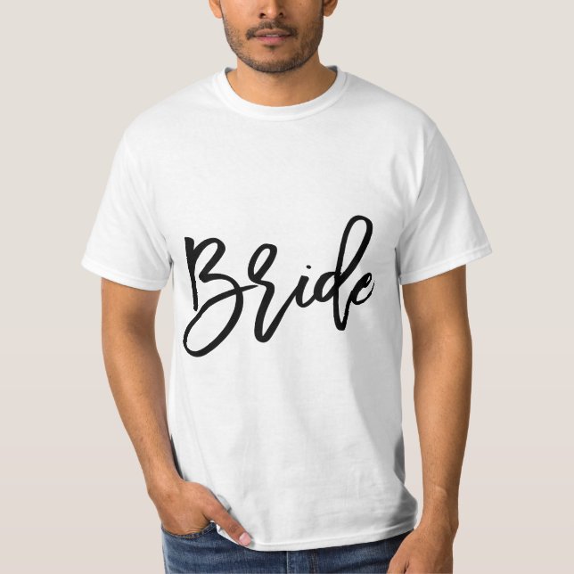 White Bride for Bachelorette party T-Shirt (Front)