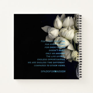 "White broken heart in black" & Doubt Notebook