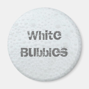 White Bubbles - Template Magnet