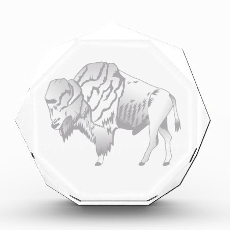 White Buffalo Acrylic Award