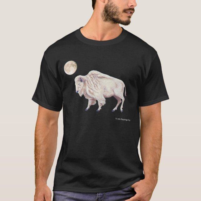 White Buffalo Full Moon T-Shirt (Front)