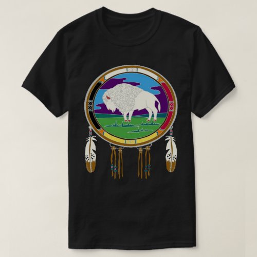 White Buffalo Mens Basic Dark T_Shirt