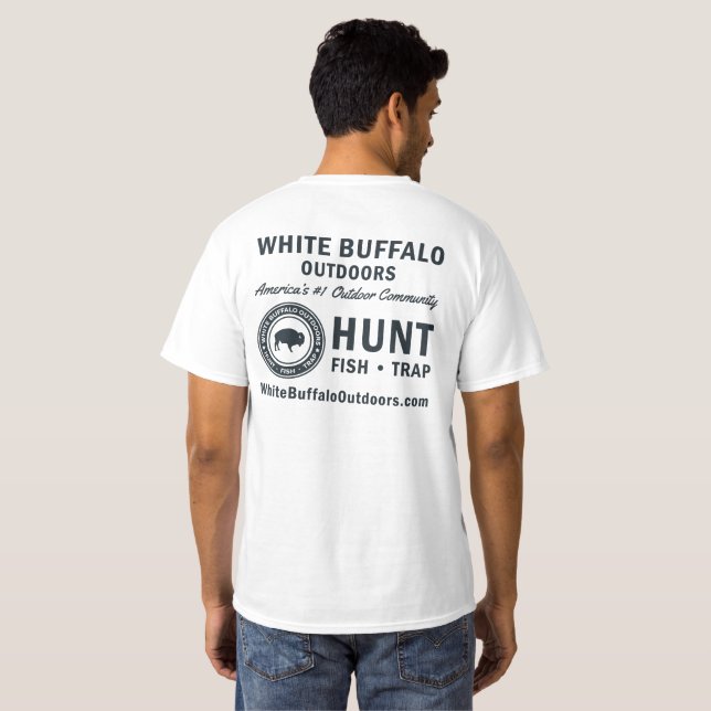 White Buffalo Outdoors Men's Shirt (Back Full)