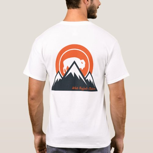 White Buffalo Outdoors Mountain Shirt with Logo