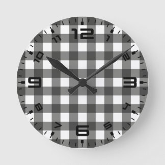 White Buffalo Round Clock