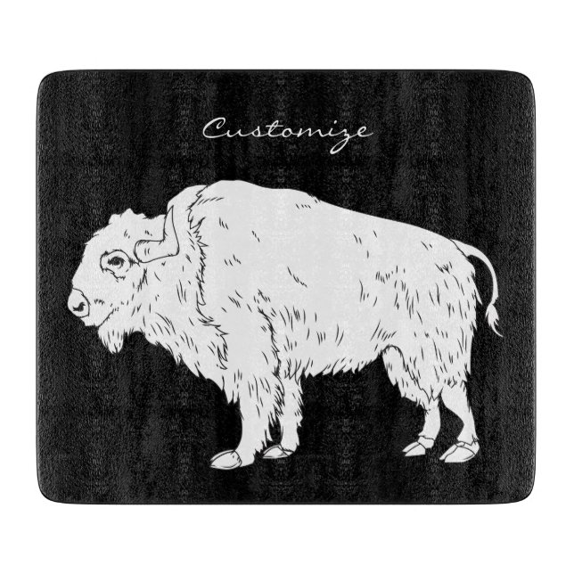 White Buffalo Thunder_Cove Cutting Board (Front)