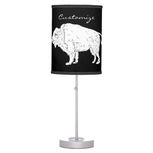 White Buffalo Thunder_Cove Table Lamp