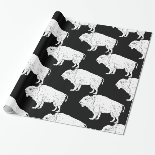 White Buffalo Thunder_Cove Wrapping Paper