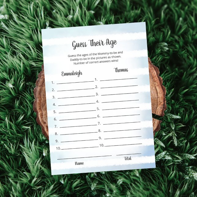 White Bunny Blue Guess Their Age Game Card (Creator Uploaded)