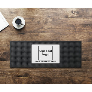 White Business Brand on Bar Mat