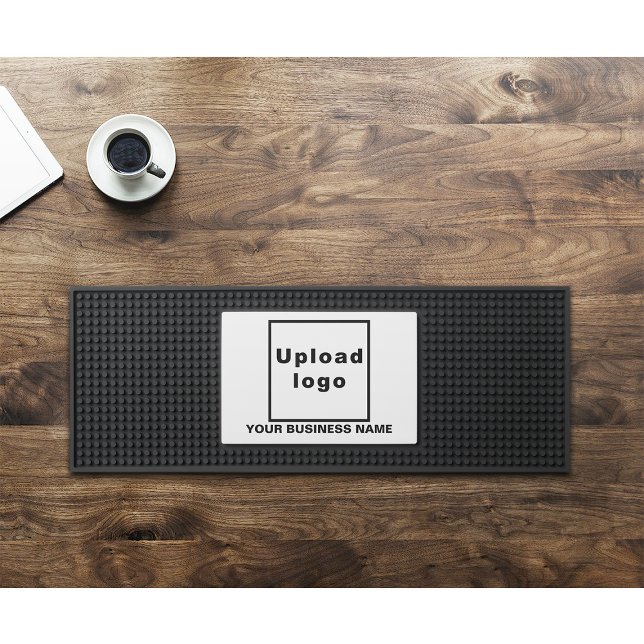 White Business Brand on Bar Mat (White business brand on bar mat)