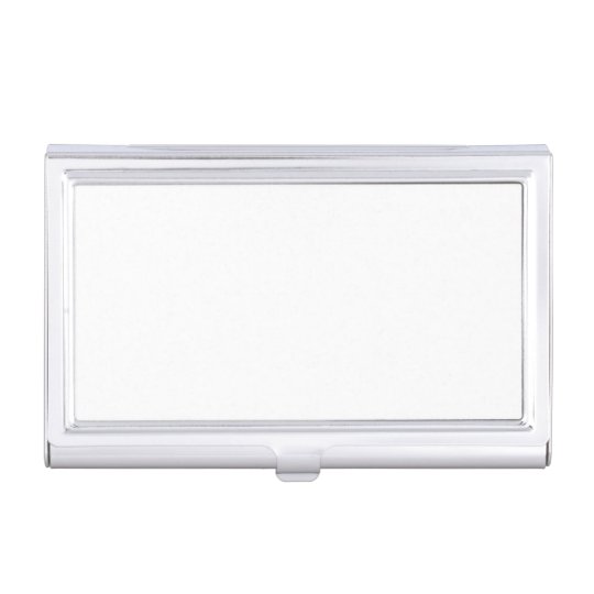 White Business Card Holder