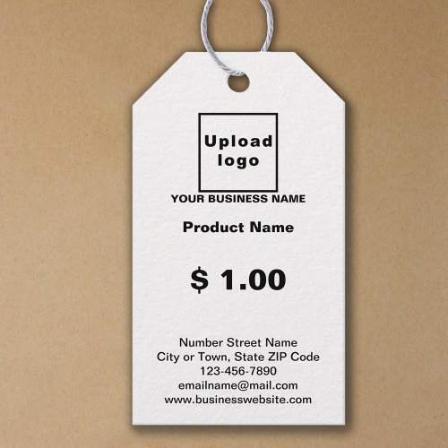 White Business Product Price Tag