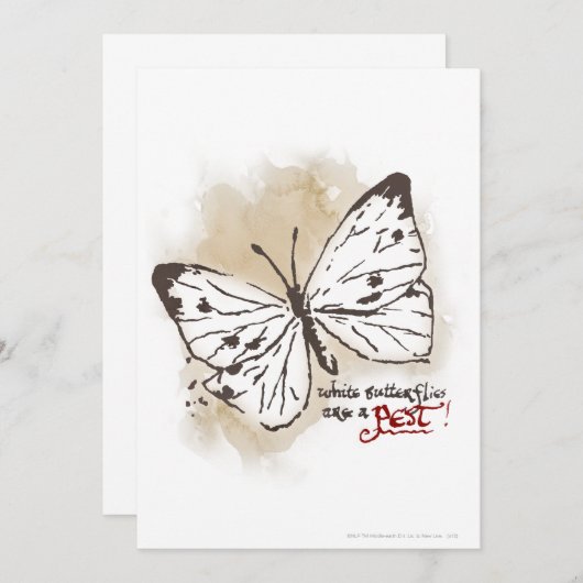 White Butterflies are a Pest (Front/Back)