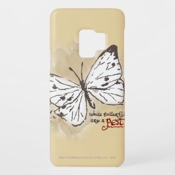 White Butterflies Are A Pest Case-mate Samsung Galaxy S9 Case by thehobbit at Zazzle