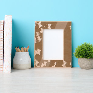 White Butterflies Engraved Frames