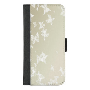 White Butterflies iPhone 8/7 Plus Wallet Case