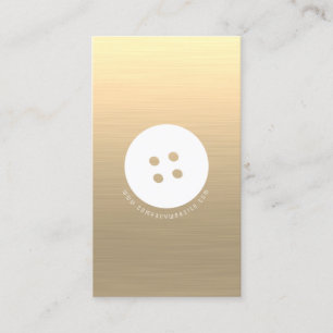 White Button Sewing, Tailor Business Card
