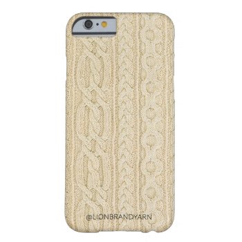 White Cable Phone Case by Lion_Brand_Yarn at Zazzle