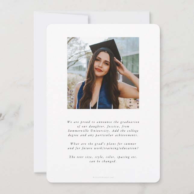White Caduceus RN Registered Nurse Graduation Announcement | Zazzle