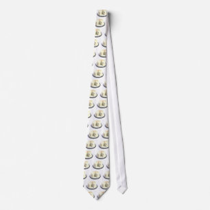 White Cake Neck Tie