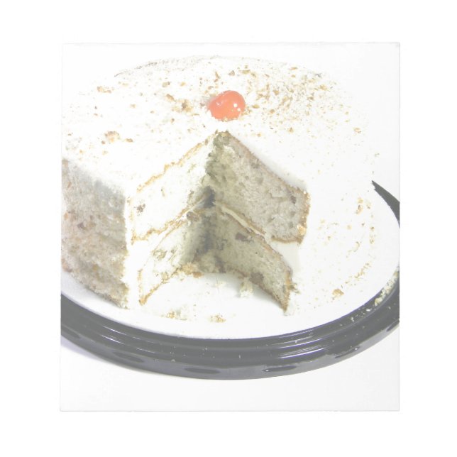 White Cake Notepad (Front)