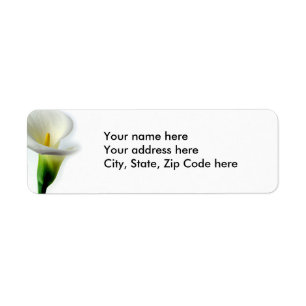 White Calla 1 Label