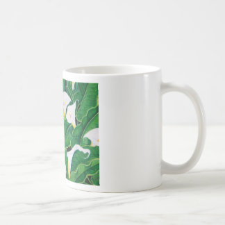 White Calla Lilies Coffee Mug
