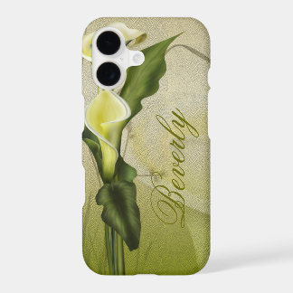 White Calla Lily iPhone 17 Case