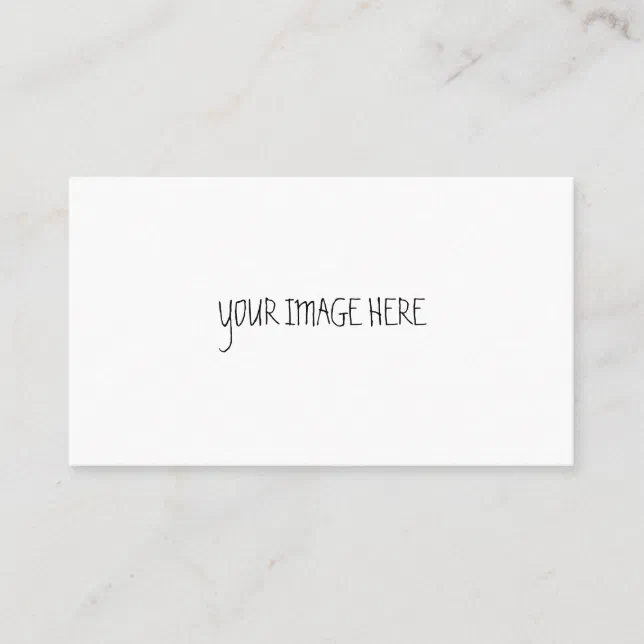 White calling card Zazzle