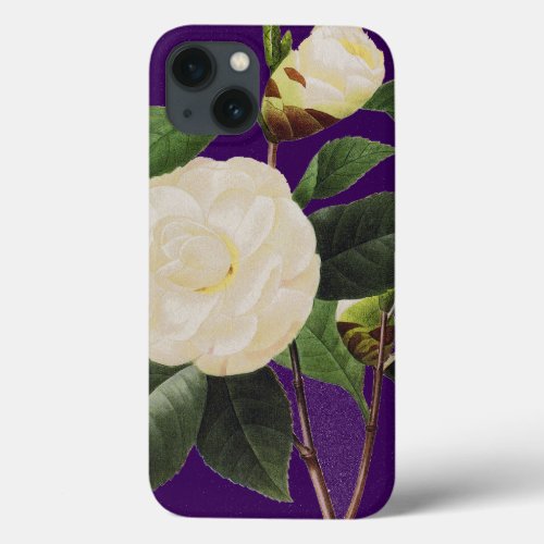 White Camellia 1833 iPhone 13 Case