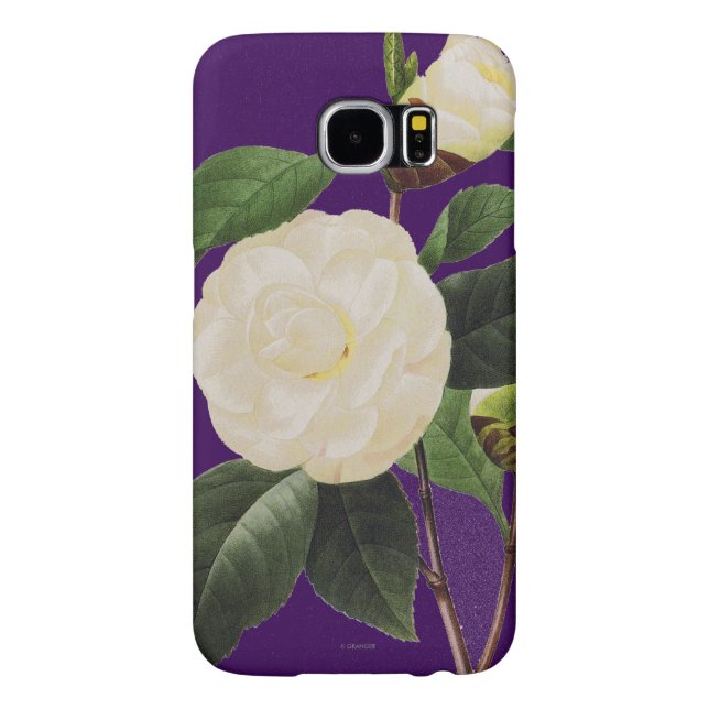 White Camellia, 1833 Case-Mate Samsung Galaxy Case (Back)
