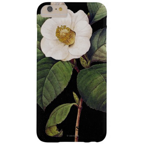 White Camellia Barely There iPhone 6 Plus Case