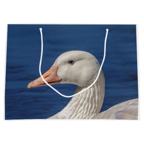 White Canadian Goose Large Gift Bag