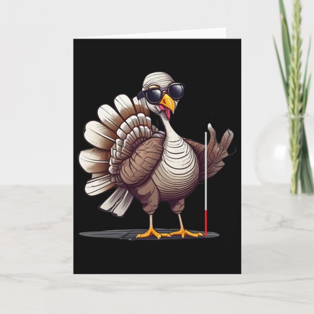 White Cane Awareness Thanksgiving Coms Orientation Card (Front)
